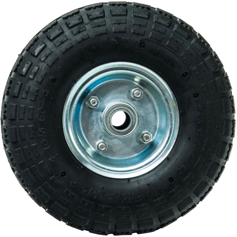 Aufblasbares Rad 10 Metall ø 260 x 85mm Werka Pro Bohrung 16mm