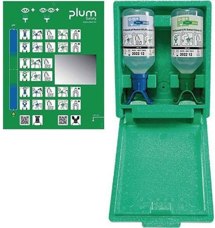 FP - plum Augennotfallstation duo 0,5l pH Neut.DUO,0,5l Augenspüllös.DUO - 4862
