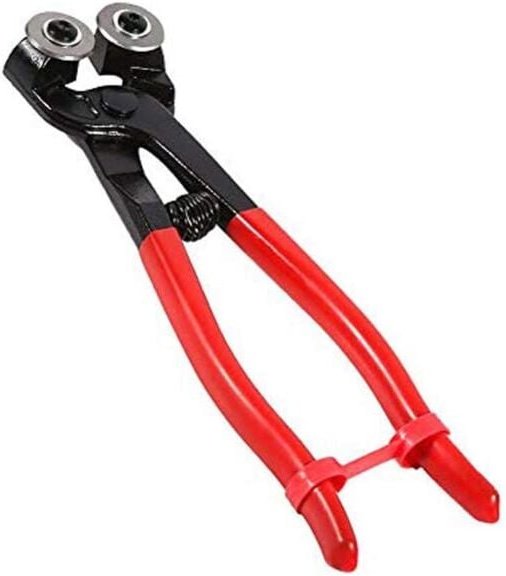 Aougo - Robuste Titan-Mosaikzange zum Schneiden von Glas, Fliesen und Keramik, 200 mm