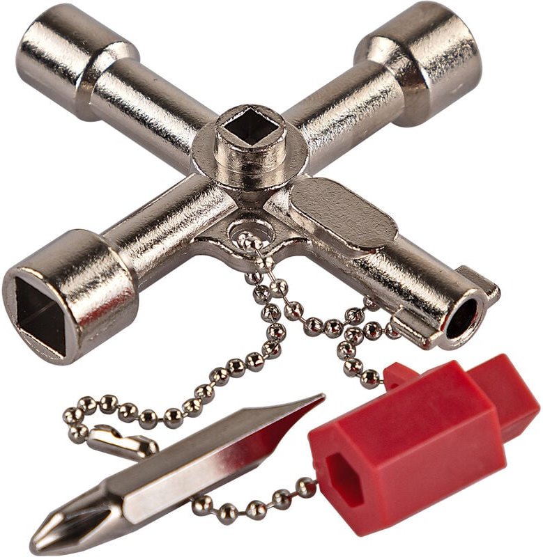 Multifunktion Schaltschrankschlüssel Absperrsysteme Schlüssel 7in1 - Kestek