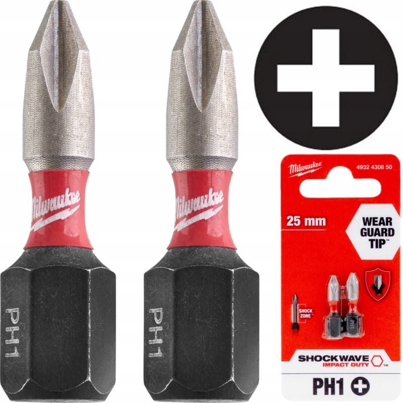 Shockwave PH1 Bit 25mm 2Stk. (1)