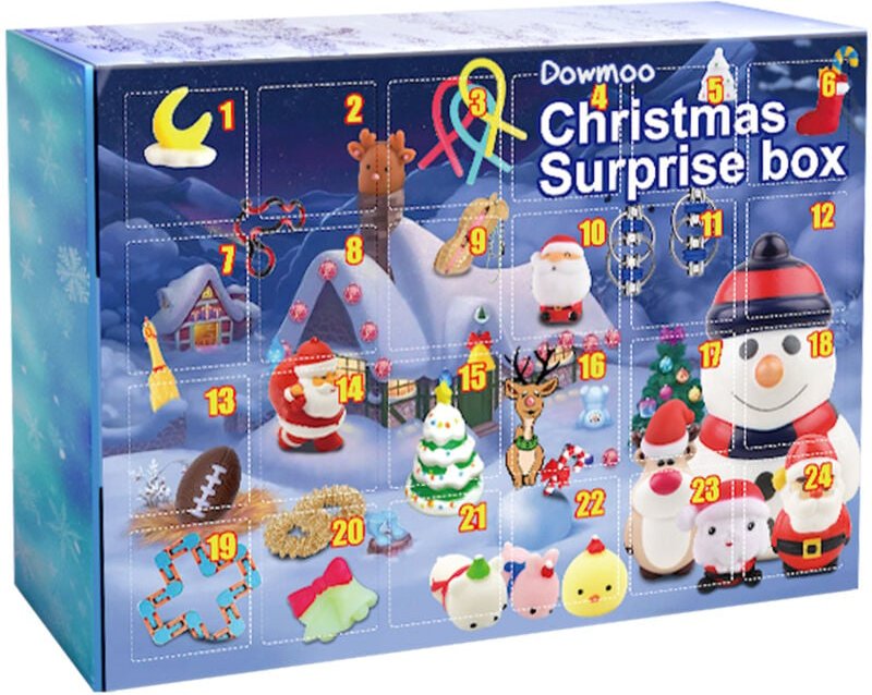 Thumbnail - Weitere Weihnachtsdeko, Adventskalender, 24-Tage-Überraschungs-Weihnachtskalender, Weihnachtsgeschenke für Jungen und Mä...