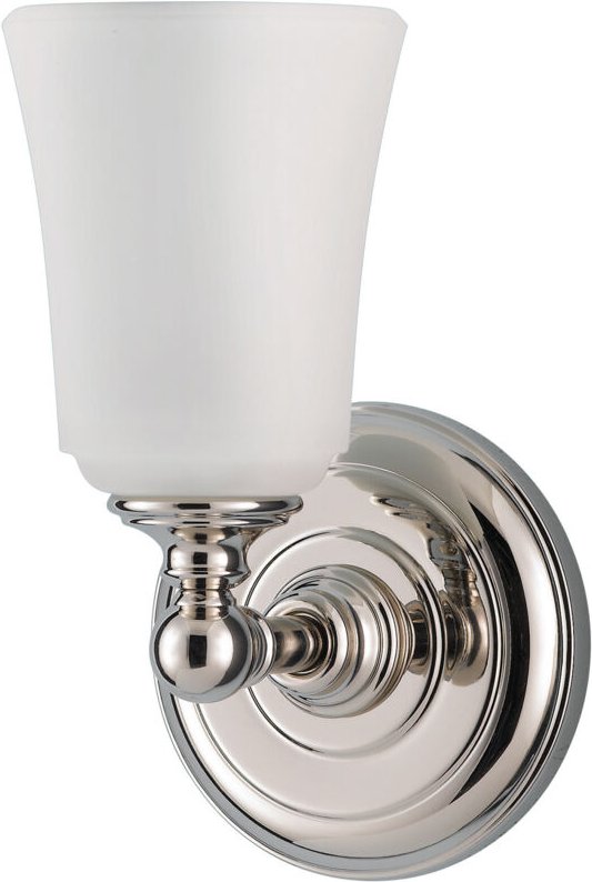 Elstead Huguenot Lake - 1 Licht Badezimmer über Spiegel Wandleuchte Chrom poliert IP44, G9