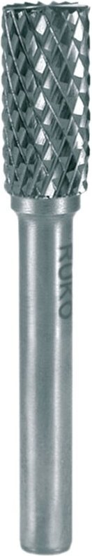 Frässtift zyas ø 10 mm Kopflänge 20 mm Schaft-Ø 6 mm Hartmetall Blank Verzahnung kvz 4 mit Stirn