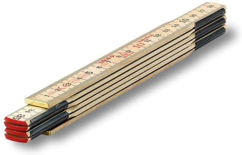 Klappbares holzmass 1 m H1/6 - Sola