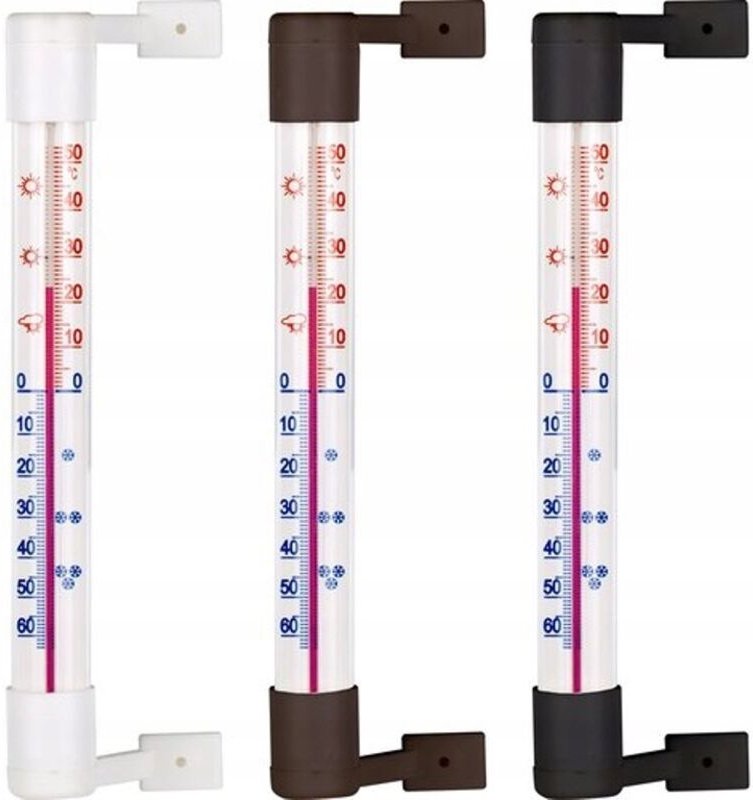 Mittleres selbstklebendes Rohraußenthermometer