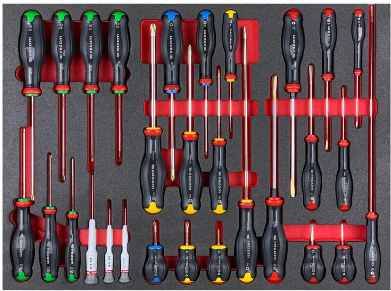 Modul 26Schraubendreher+3Micro-Tech - Facom