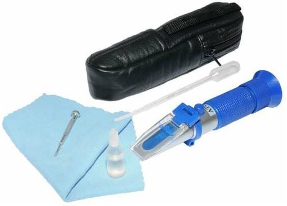 Sanundo - Greiner Handrefraktometer Refraktometer Spindel Frostschutzprüfer für Solar - Sole 3-skalig 7270413