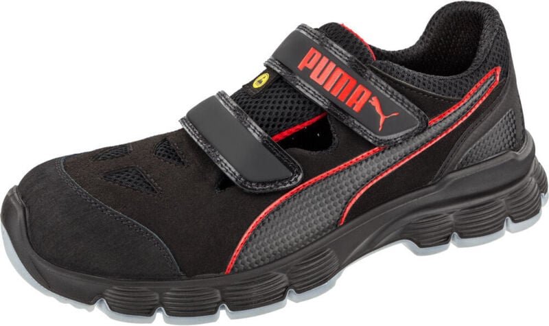 Puma Safety Shoes - puma Aviat Low esd src 640891-44 esd Sicherheitsschuh S1P Schuhgröße (eu): 44 Schwarz, Rot 1 St.