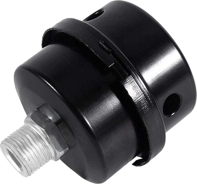 Thumbnail - Sollbry - Luftkompressor-Schalldämpfer, 13-mm-Luftkompressor-Filterschalldämpfer zur Verwendung im Luftkompressor-Einlas...