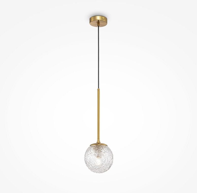 Thumbnail - Ligero Moderne Globe Pendel-Deckenleuchte Messing E27 - Maytoni
