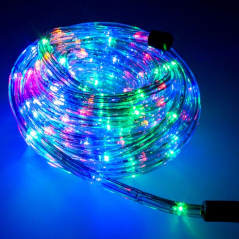 Thumbnail - F3 led Lichterschlauch Lichterkette Beleuchtung in gewünschter Länge für Drinnen und Draußen, rgb 20m