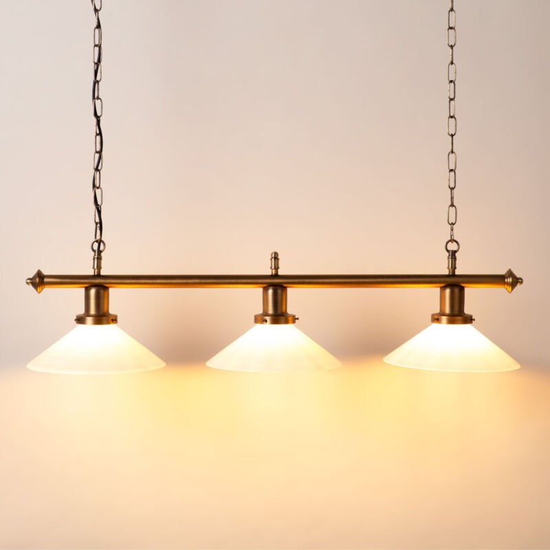 Vintage Hängeleuchte "BANQUERO" - 3 x E27