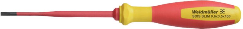 Weidmuller - Weidmüller sdis slim 0.6X3.5X100 Schlitz-Schraubendreher Klingenbreite: 3.5 mm Klingenlänge: 100 mm