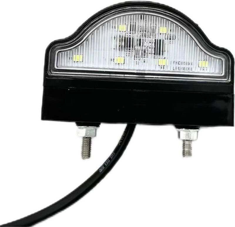 Stück Allgemeine LED-Kennzeichenbeleuchtung 12 v 24 v mit wasserdichtem E-Prüfzeichen für Autoanhänger lkw Traktor Van r...