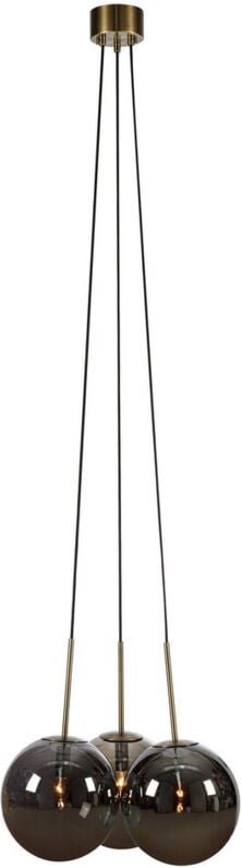 Dione Deckenpendel Rund 3 Kugeln Hell Rauch, Antik - Markslojd