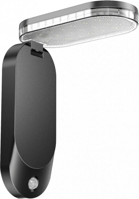 Ecolight EC20740 faltbare LED-Solar-Wandleuchte mit Bewegungs- und Dämmerungssensor