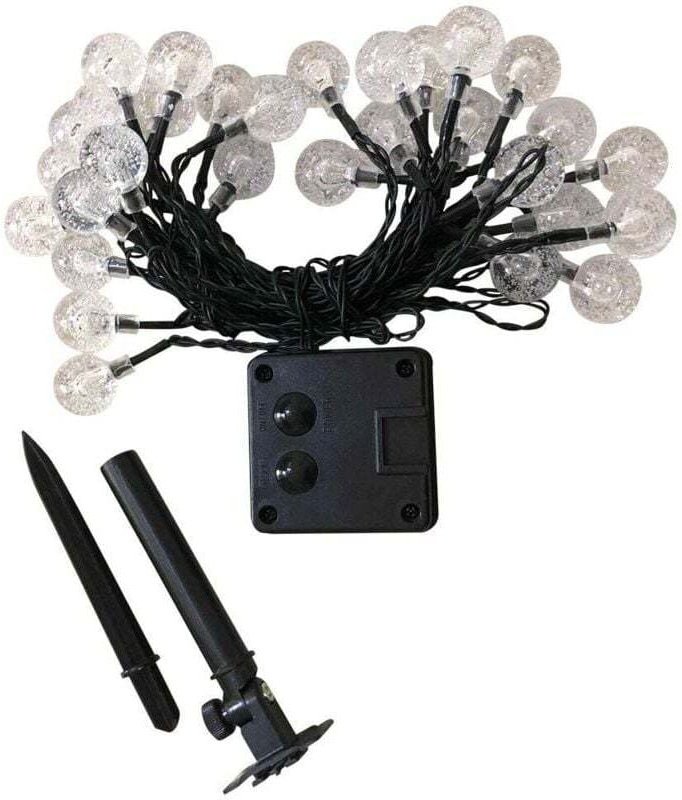 ZVD - Bubble Ball 50LED extérieur étanche guirlandes solaires boule ronde lanternes lumières de Noël jardin cour guirlan...