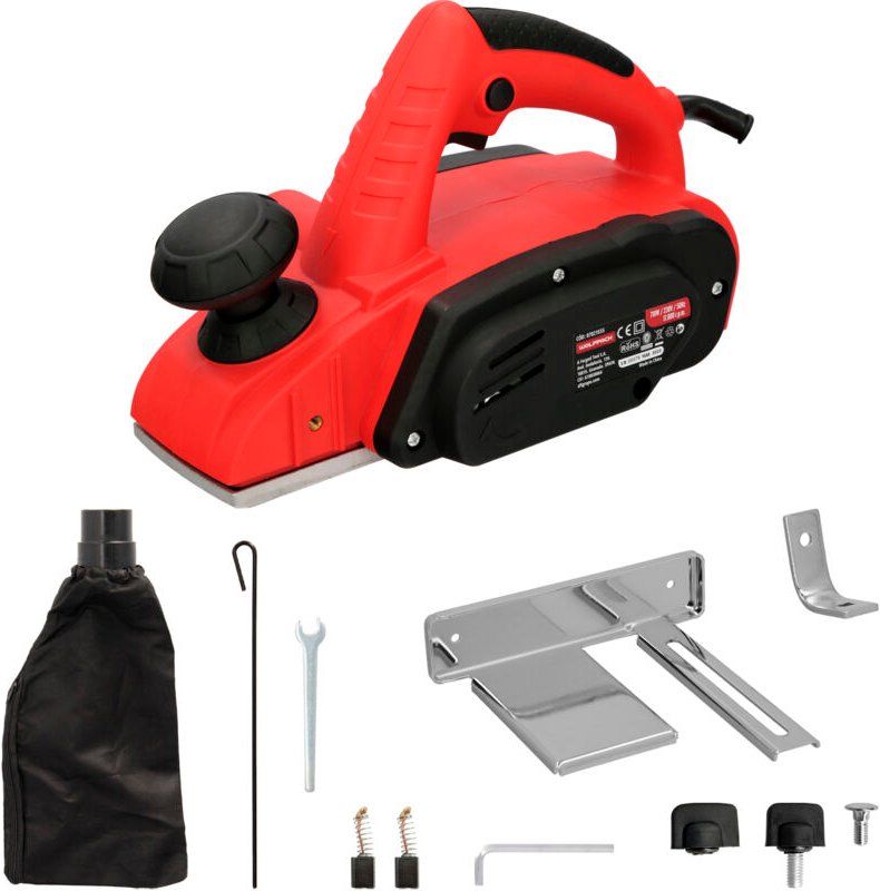 AFT - Elektrischer Hobel 710 Watt. Schnittbreite 82 mm. Tiefe 2 mm. Basis aus Aluminium/Stahl