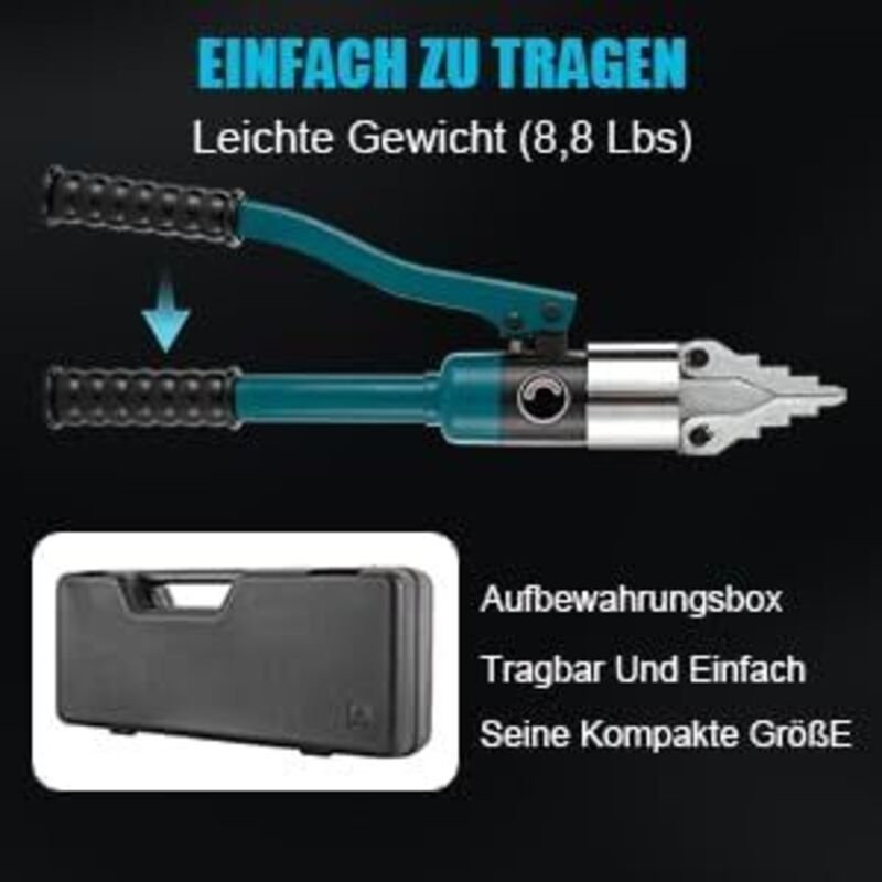 8T Hydraulische Flanschspreizer, Hydraulik Flansch Spreizer, Spreader Trenner, Zuverlässig Und stabil, Einfach Zu Tragen...