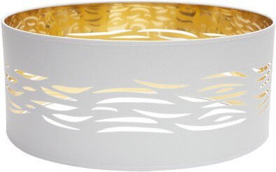 Nebel-Pendelleuchte 1xe27 weiß-gold 50dx50dx20h