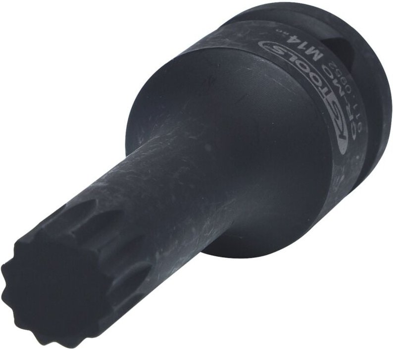 KS Tools 1/2 Kraft-Bit-Stecknuss Vielzahn, lang, M14