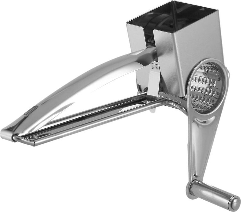Käsereibe aus Edelstahl, Käsereibe, Schredder, Schneider, Mühle für Käse, Gemüse, Nüsse und