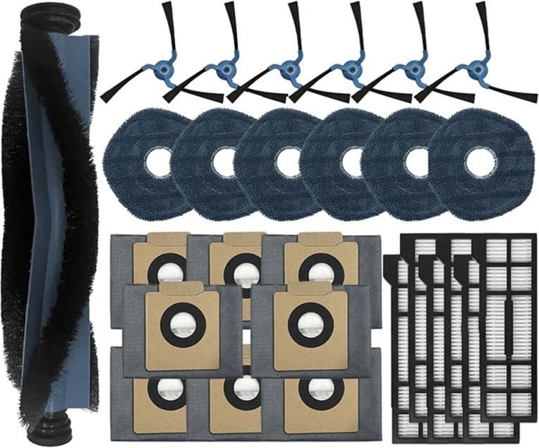 Für X10/X10 Pro Omni Wichtigsten Seite Pinsel Mopp Tuch Filter Staub Tasche