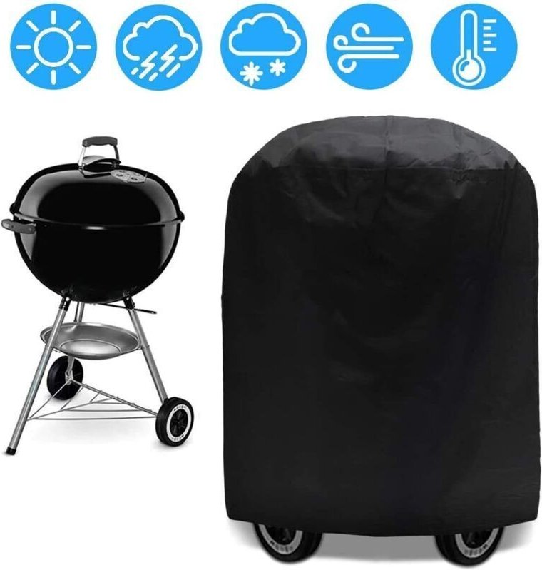 Grillabdeckung, Grillschutzplane, Grillabdeckung, UV-/wasser-/feuchtigkeitsbeständig, wasserdichte Outdoor-Grillabdeckun...