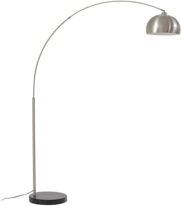 Stehlampe (Bogenleuchte) "Hernando" aus Metall für Wohnzimmer & Esszimmer von Lindby