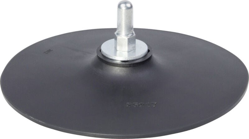 Schleifteller ø 125 mm Schaft ø 8 mm Gummi Bohrmaschinenaufsätze - Wolfcraft