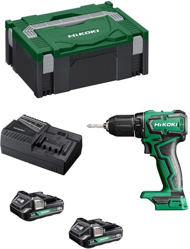 Bohrschrauber Hikoki DS18DDWRZ (2 x 2,0 Ah + UC18YFSL + Koffer hscii)