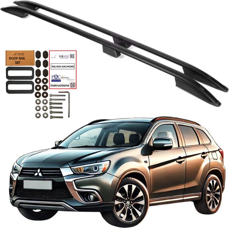 Dachreling für Mitsubishi ASX SUV (ab 2010) – Schwarzes, robustes Aluminium