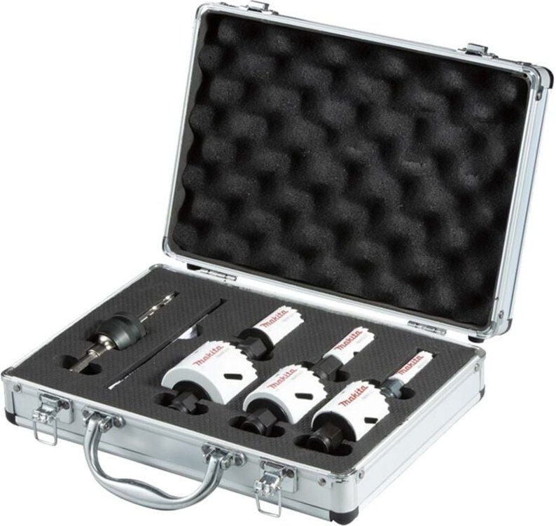 Ezychange BiM Lochsägen Set Elektriker 7-teilig 16-51mm im Koffer E-12310 - Makita