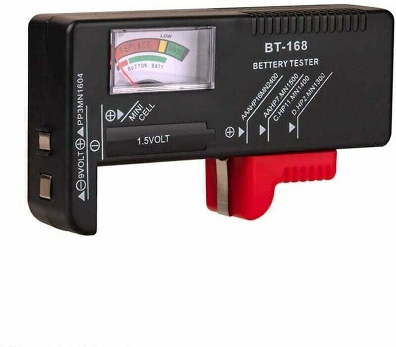 Testeur de piles shining house, testeur de tension de piles, pour piles bouton AA/AAA/C/D/9 V/1,5 v, écran lcd universel