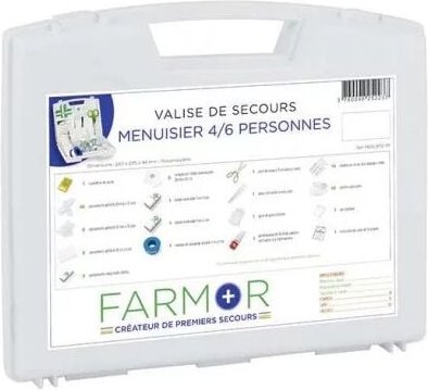 Notfallkoffer Farmor Tischler 4/6 Personen - MEN2070PP