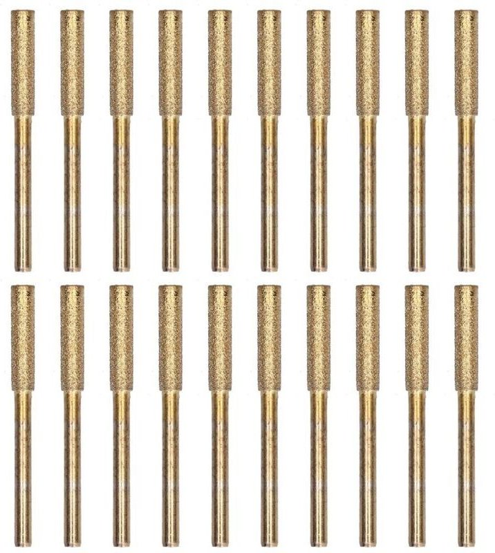 20-teiliges Set aus Schleifsteinen, Kettensägen-Hohlfräsern, zum schnellen und einfachen Schärfen von Kettensägeblättern...