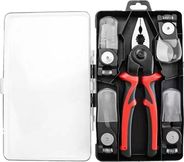 Multifunktionswerkzeug 5-in-1 Austauschbares Set Abisolierzange Elektriker Spezial