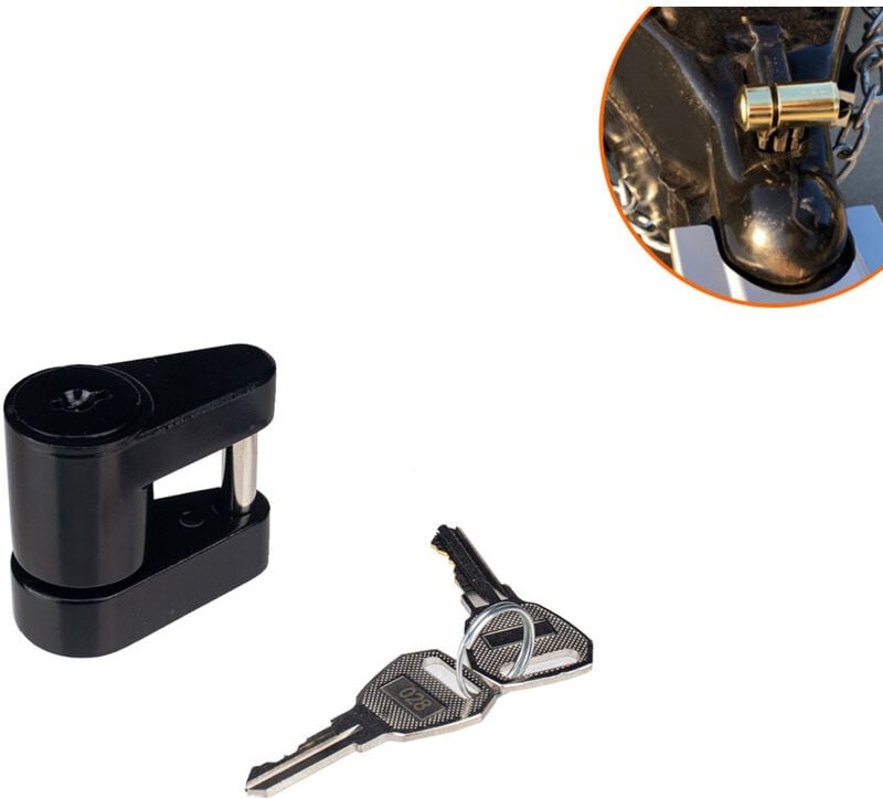 PKW-Anhängerkupplung, Schlossdurchmesser: 1/4 Zoll – Spannweite: 3/4 Zoll – für Wohnmobil-Zugboote und LKWs