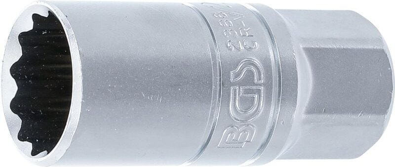 Thumbnail - Zündkerzen-Einsatz mit Haltegummi, Zwölfkant Antrieb Innenvierkant 12,5 mm (1/2') sw 21 mm
