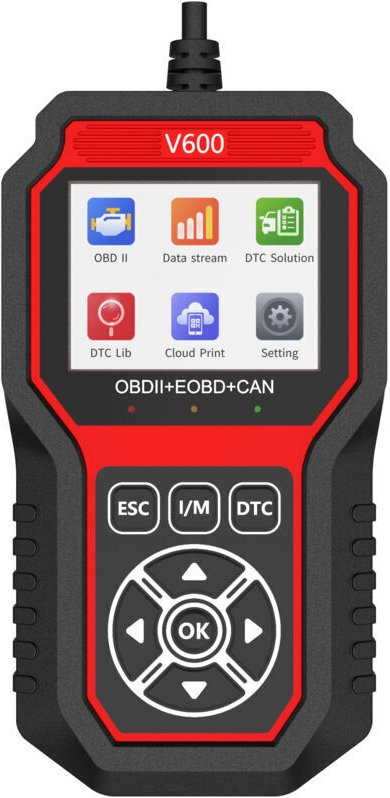 Universelles OBD2-Diagnosegerät für Fahrzeuge ab Baujahr 1996 – Kompatibel mit allen Protokollen, löscht Motorfehlercode...