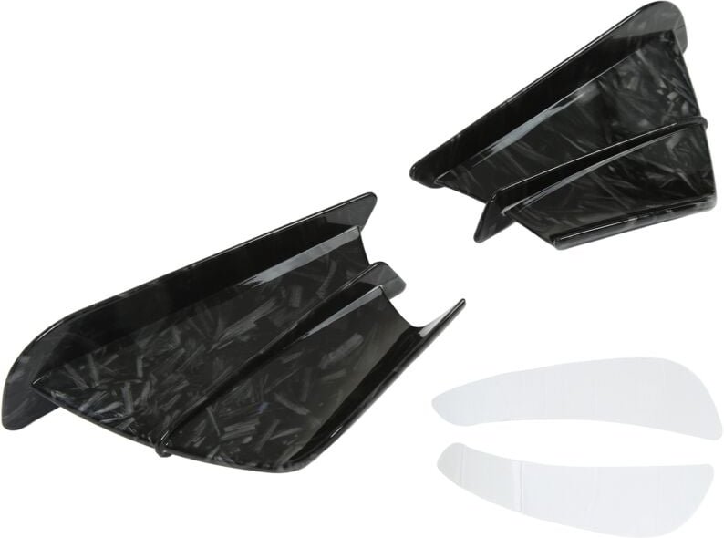 Auto-Rückspiegel, Motorrad, modifiziert, fester Flügel, Seitenspoiler, passend für Yamaha R1 R3 R25, glänzendes Marmormu...