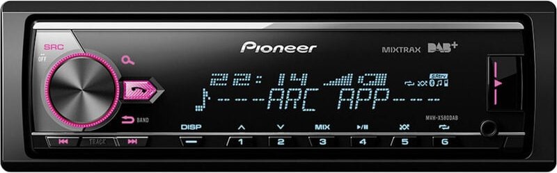 MVH-X580DAB Autoradio dab+ Tuner, Anschluss für Lenkradfernbedienung, Bluetooth®-Freispreche - Pioneer