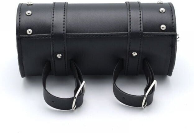 Motorrad-Satteltaschen, Leder-Motorrad-Werkzeugtasche, Universal-Motorrad-Satteltaschen, schwarze Leder-Motorrad-Werkzeu...