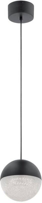 Kichler Moonlit Integrierte kugelförmige LED-Deckenleuchte Mattschwarz, 3000K - Elstead