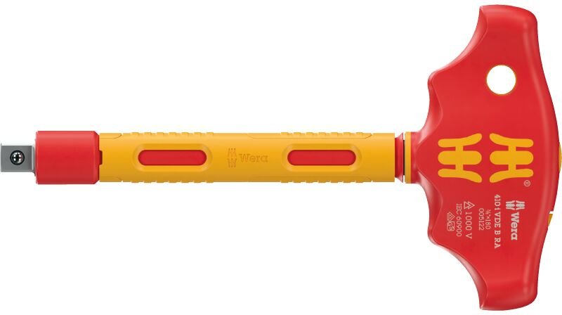 410 i vde b ra VDE-isolierter Quergriff-Adapterschraubendreher mit Rat - Wera