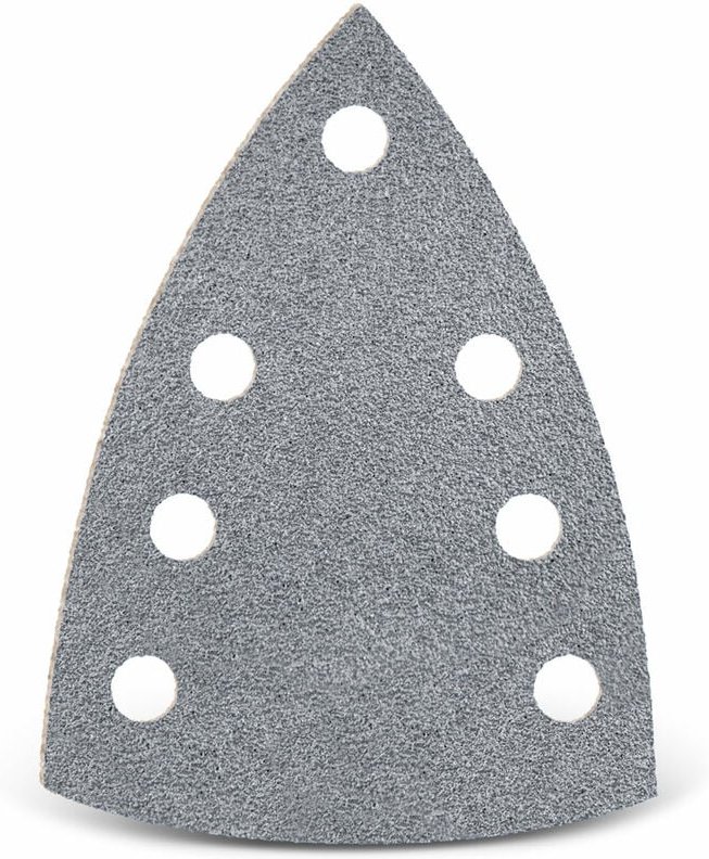 Platinum Klett-Schleifblätter, 150 x 100 mm, 7-Loch, f. Deltaschleifer, Halbedelkorund (50 Stk.) K400 - Menzer