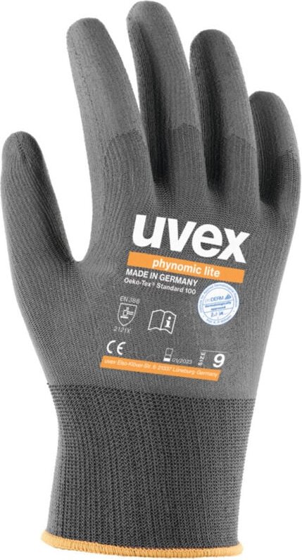 Uvex - phynomic lite 6004007 Nylon Arbeitshandschuh Größe (Handschuhe): 7 en 388 1 St.
