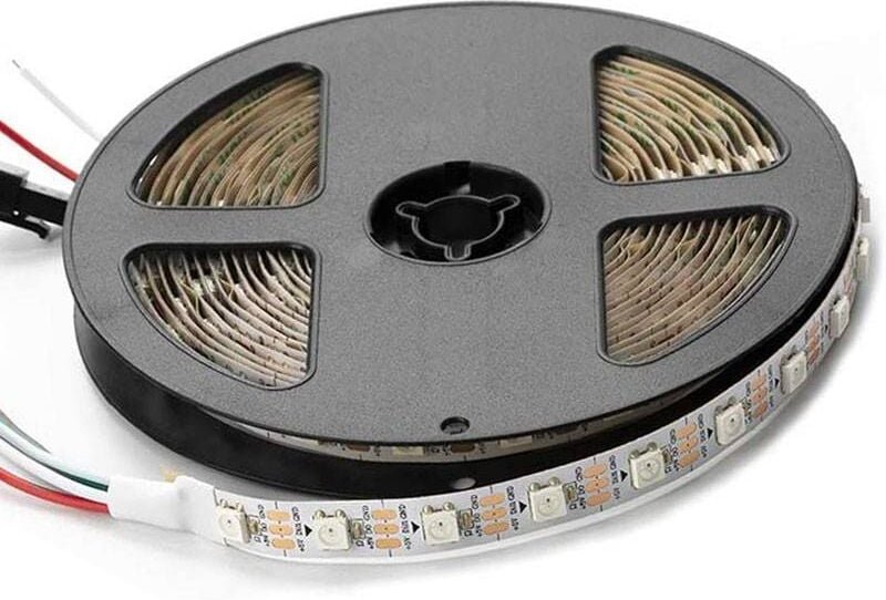 Barcelona Led - LED-Streifen Smart ic 5V dc - 5 Meter - IP20 – 60 LEDs/m - rgb