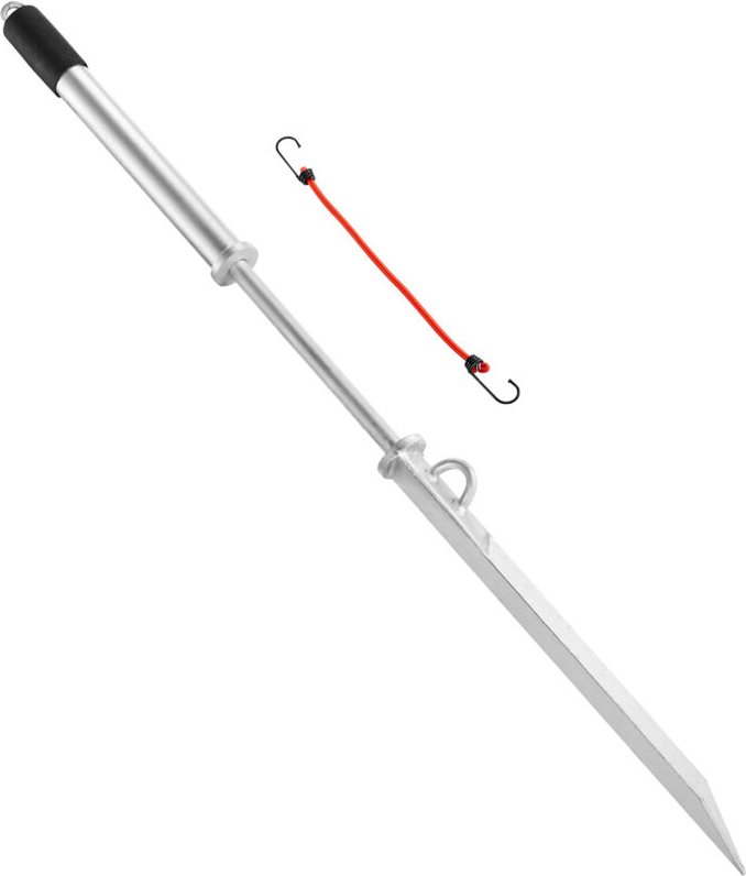 Mophorn Sandanker mit Spike und Gleitsystem, verzinkter Kohlenstoffstahl, ideal für flache Gewässer, Strände und Sandbän...